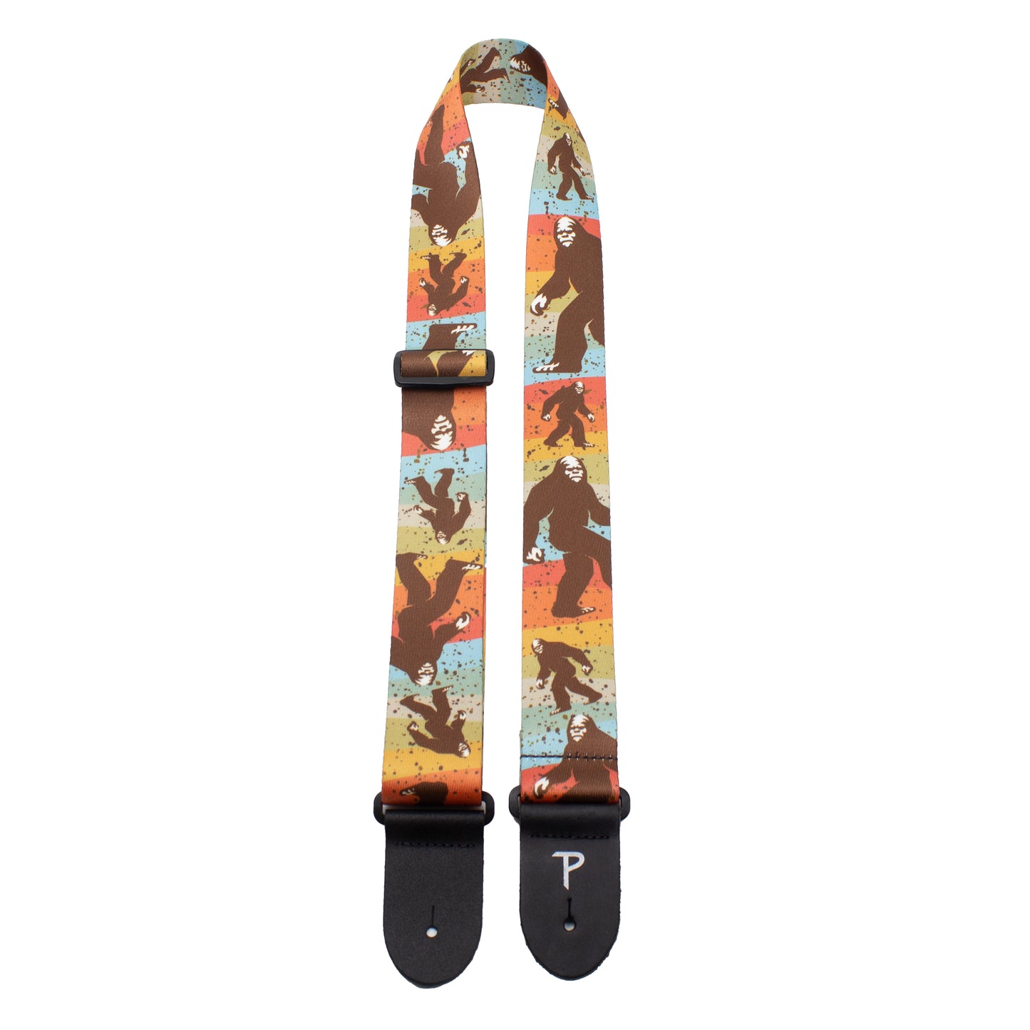 BIG FOOT DESIGN POLYESTER GUITAR STRAP