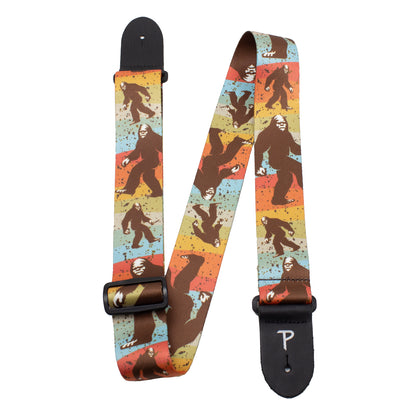 BIG FOOT DESIGN POLYESTER GUITAR STRAP