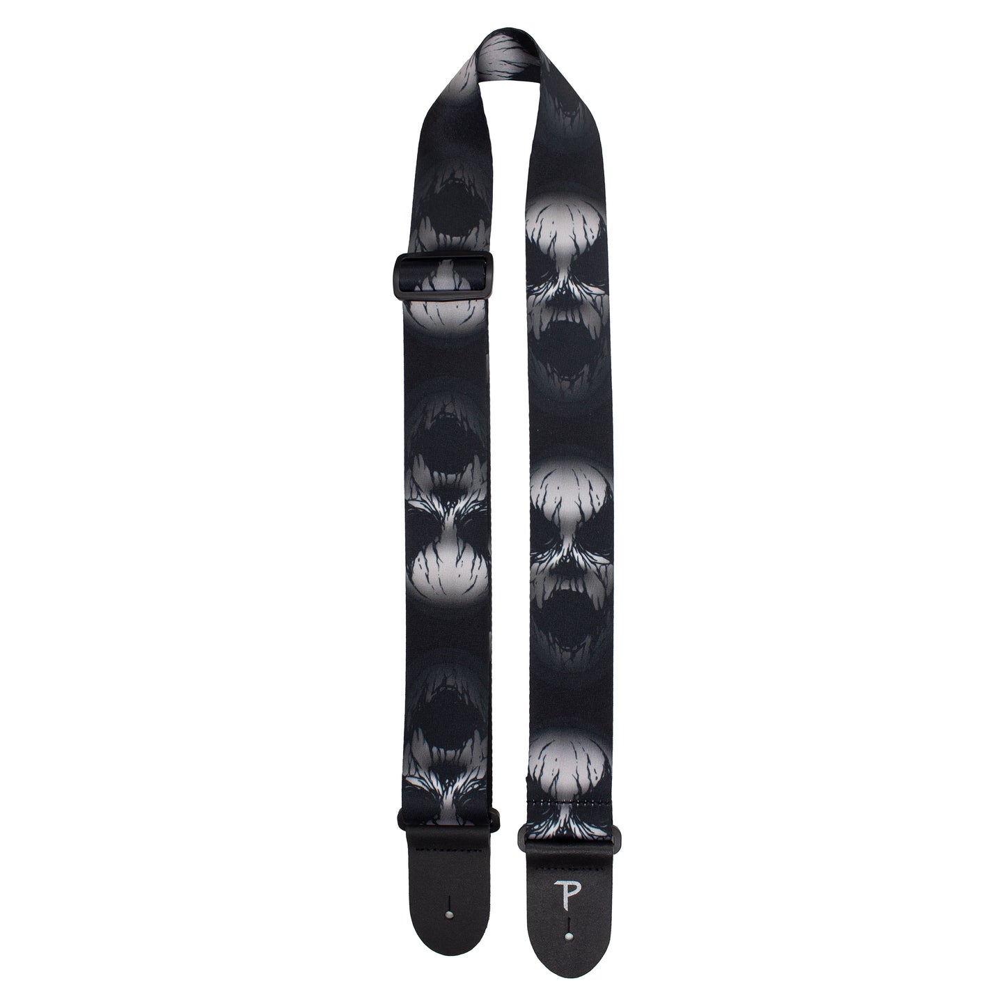 CLOWN DESIGN POLYESTER GUITAR STRAP