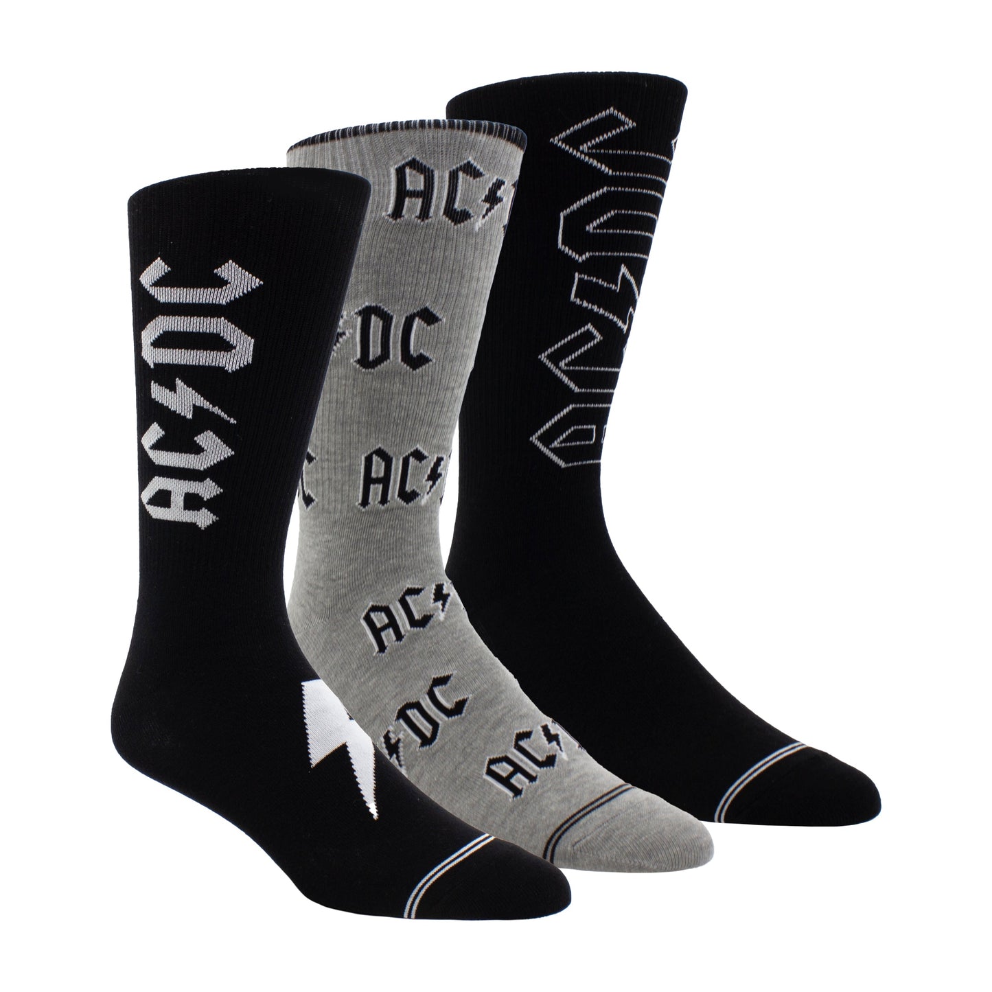 AC/DC ASSORTED CREW, 3PAIR