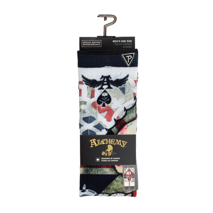 ALCHEMY UK Skull Socks, 1 PAIR