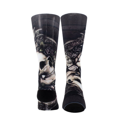 ALCHEMY Skulls And Roses Socks, 1 PAIR