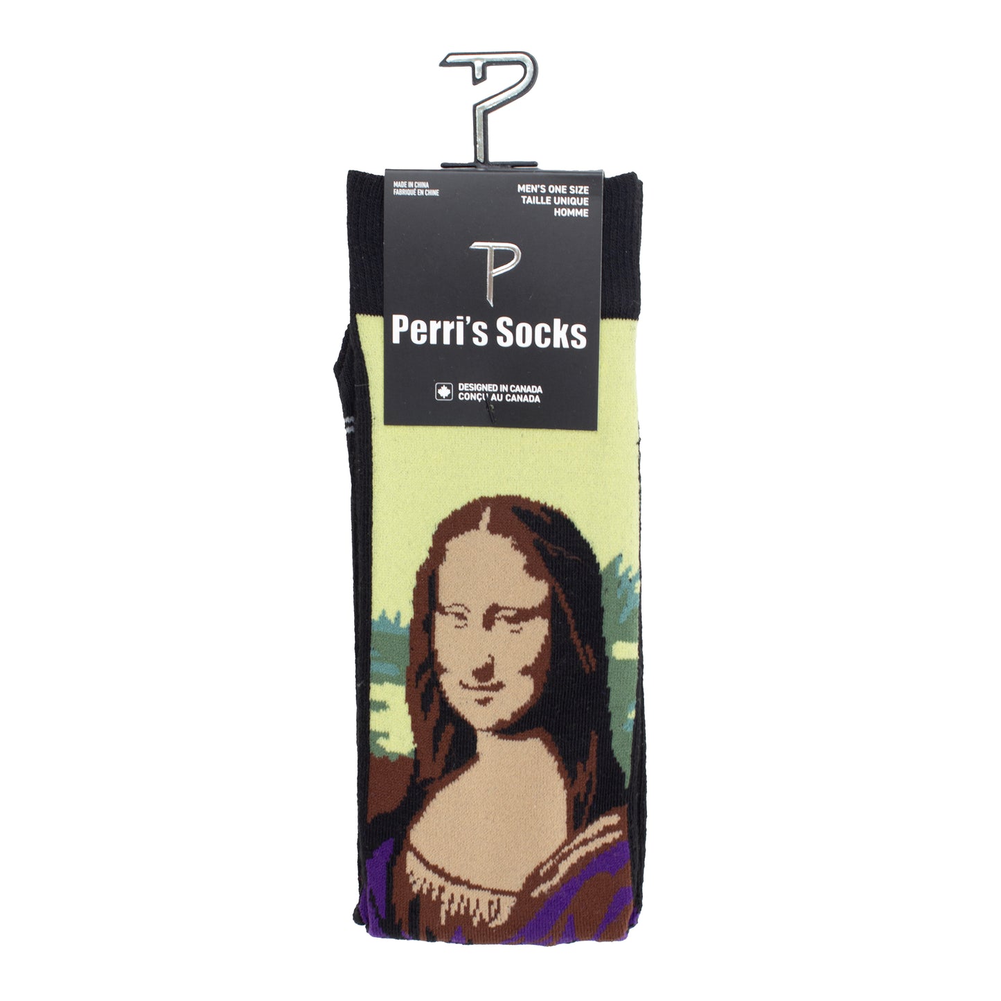 PERRI'S ARTIST SERIES LEONARDO DA VINCI'S MONA LISA&nbsp;CREW, 1 PAIR