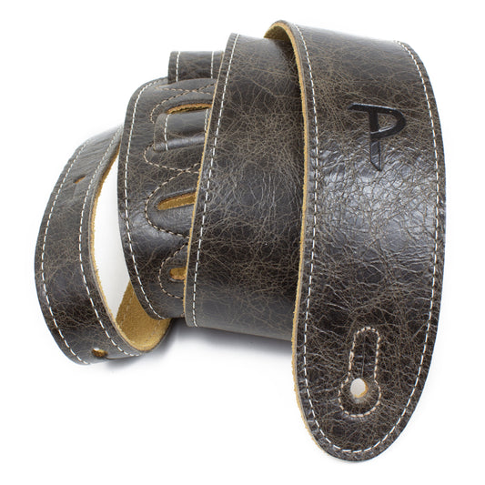 Vintage Brown Deluxe Soft Italian Garment Leather Guitar Strap