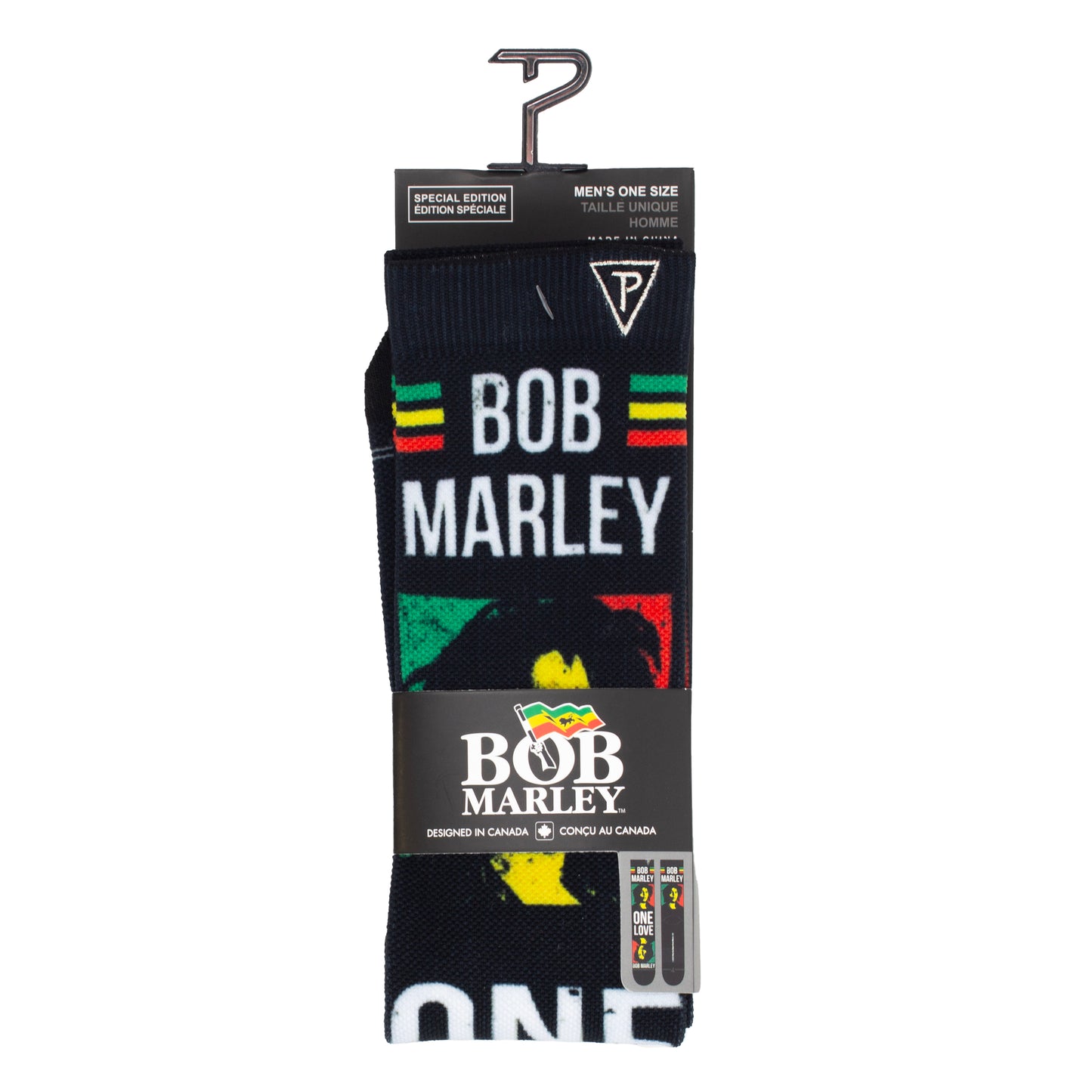 BOB MARLEY ONE LOVE SOCKS, 1 PAIR