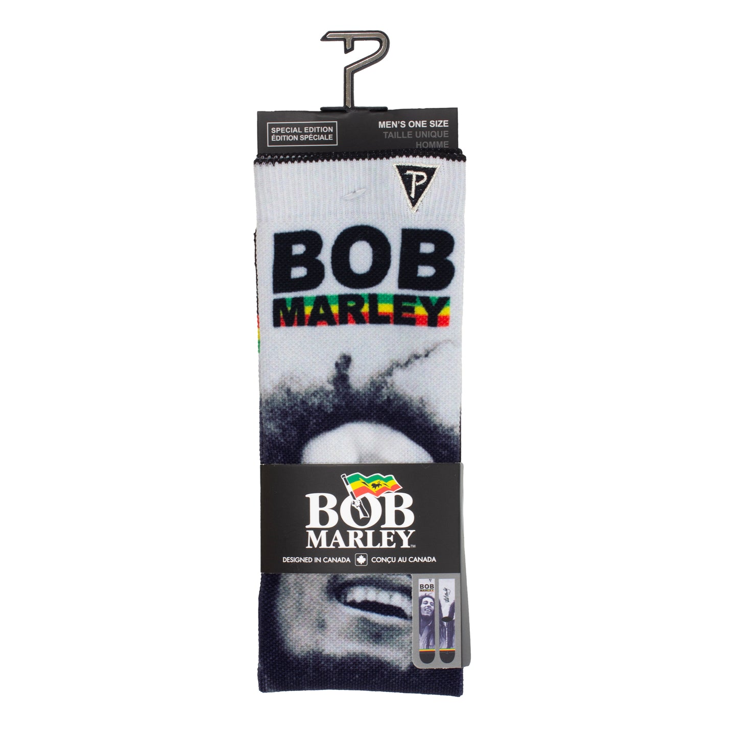 BOB MARLEY SMILE PROTRAIT SOCKS, 1 PAIR