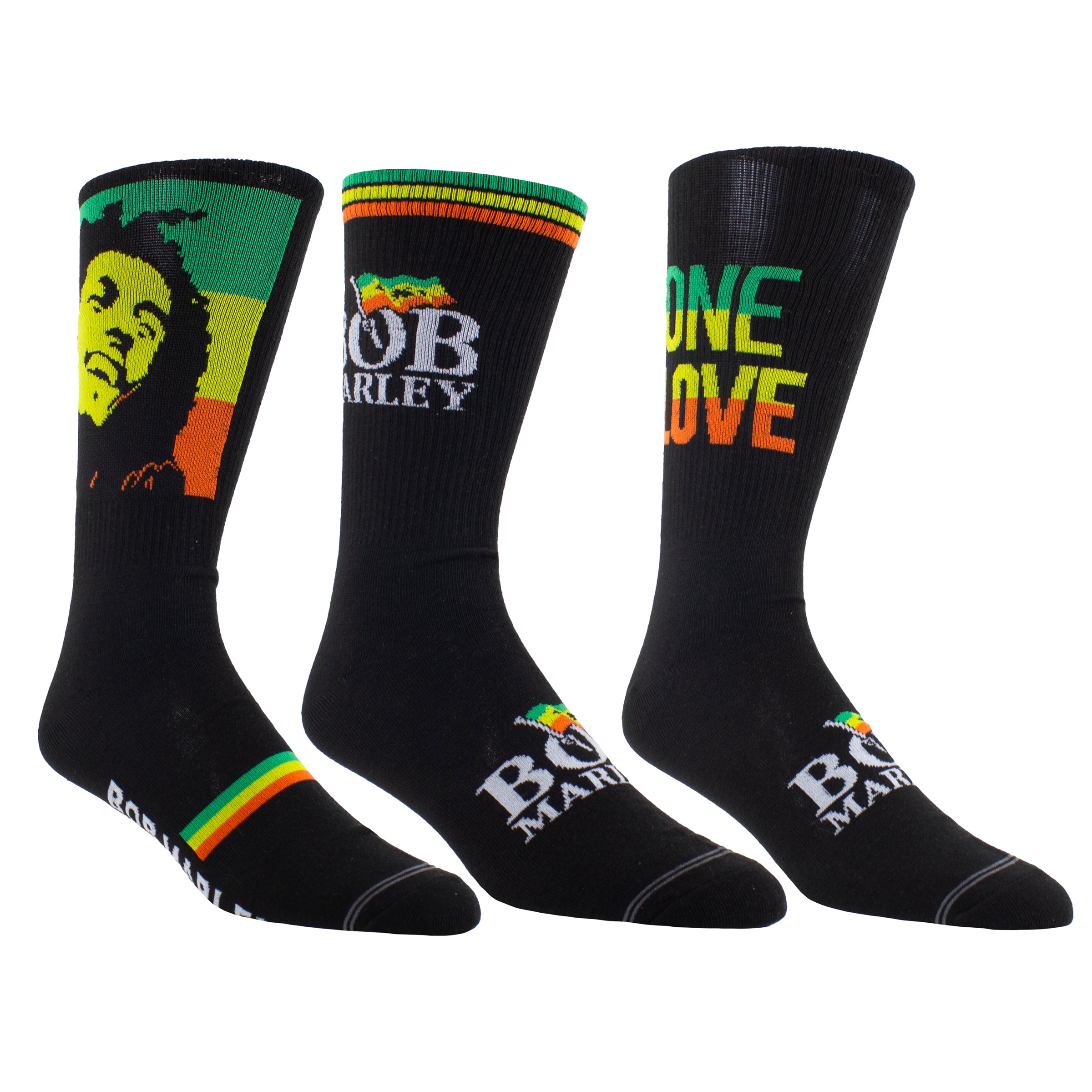 BOB MARLEY GUITAR TIN SOCK BOX, 3 PAIR – Perri's Corporation