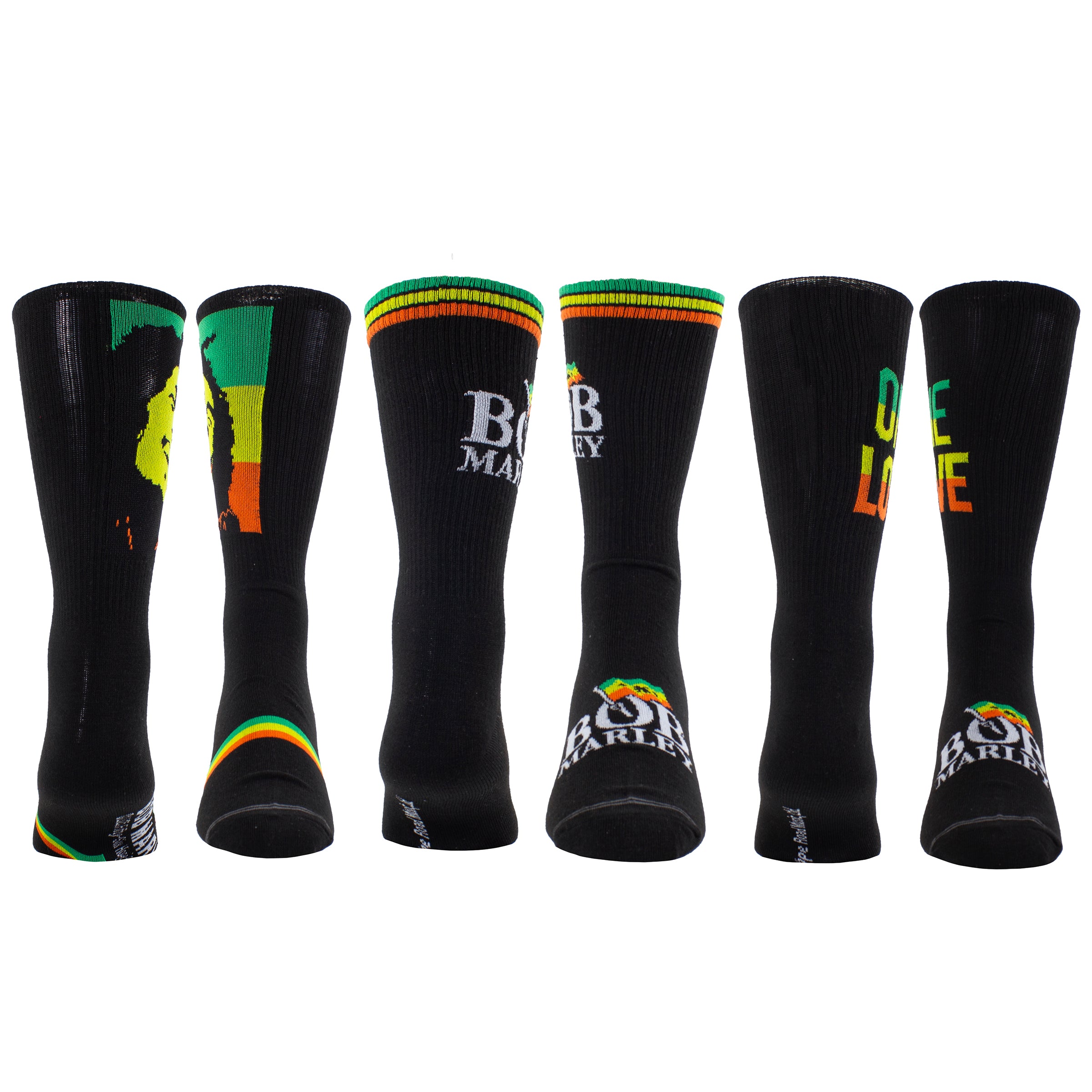BOB MARLEY GUITAR TIN SOCK BOX, 3 PAIR – Perri's Corporation