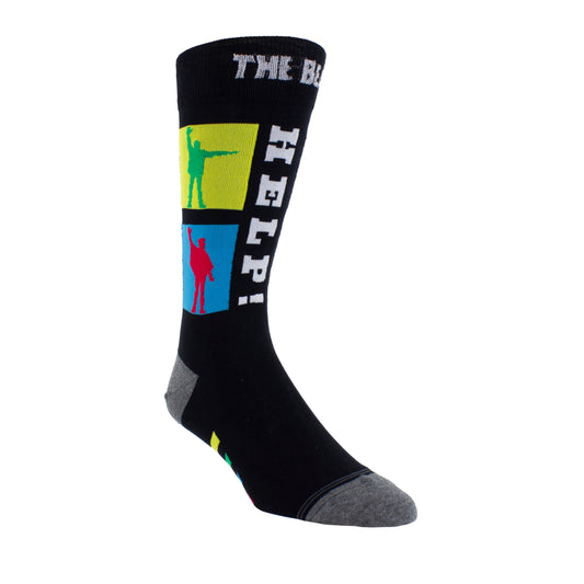 THE BEATLES HELP! BLOCKS SOCKS, 1 PAIR