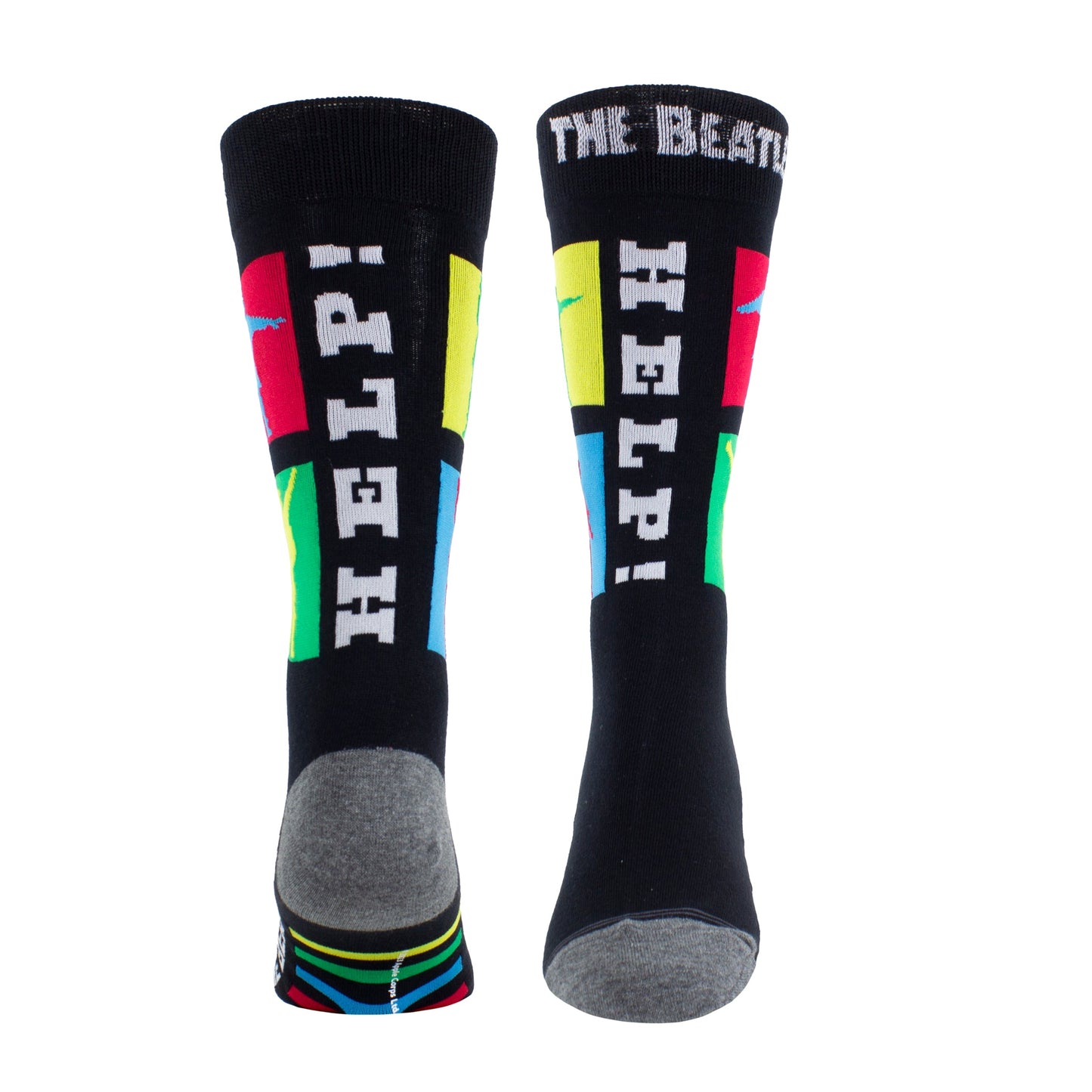 THE BEATLES HELP! BLOCKS SOCKS, 1 PAIR