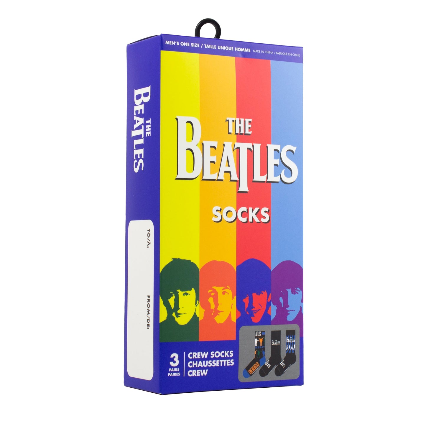 THE BEATLES 3PAIR GIFT BOX