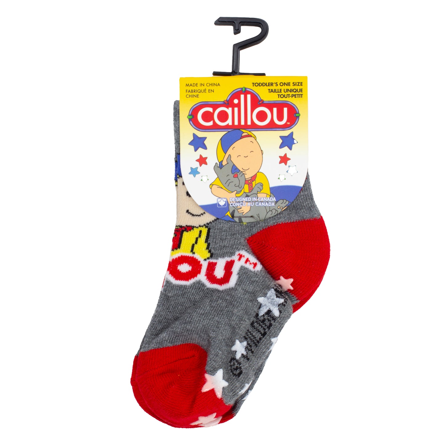 CAILLOU STARS TODDLER’S CREW, 1 PAIR