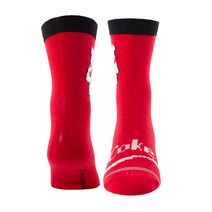 COKE FUZZY BEAR WOMEN’S CREW, 1 PAIR