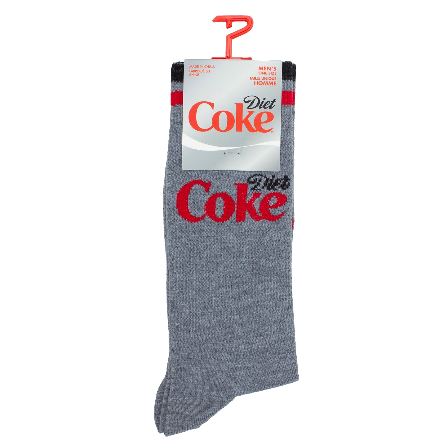 DIET COKE LOGO CREW, 1 PAIR