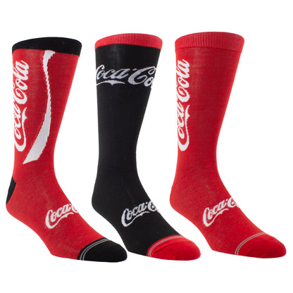 COCA-COLA RED/BLACK GIFT BOX, 3 PAIR