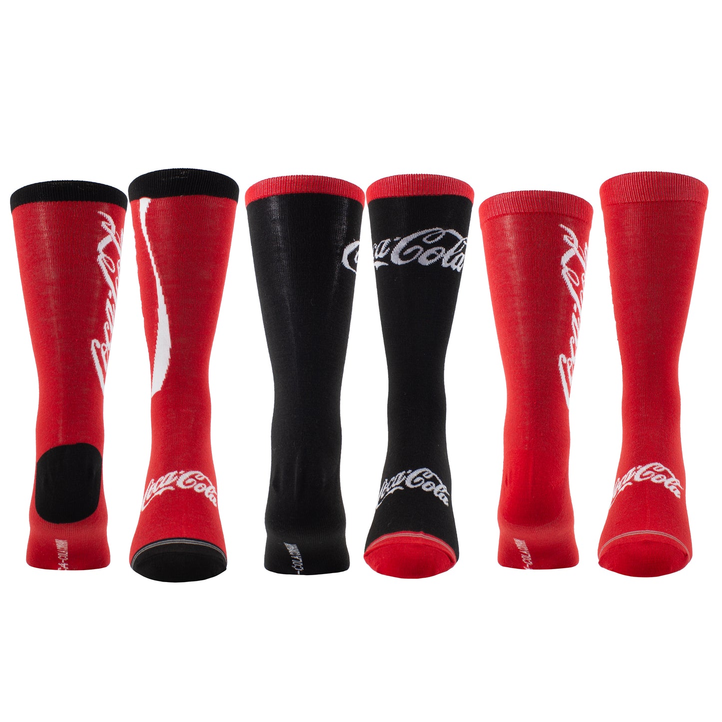 COCA-COLA RED/BLACK GIFT BOX, 3 PAIR