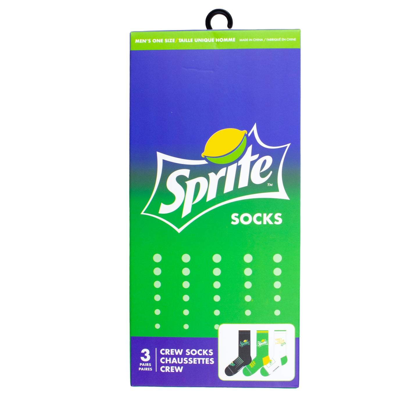 SPRITE GIFT BOX, 3 PAIR