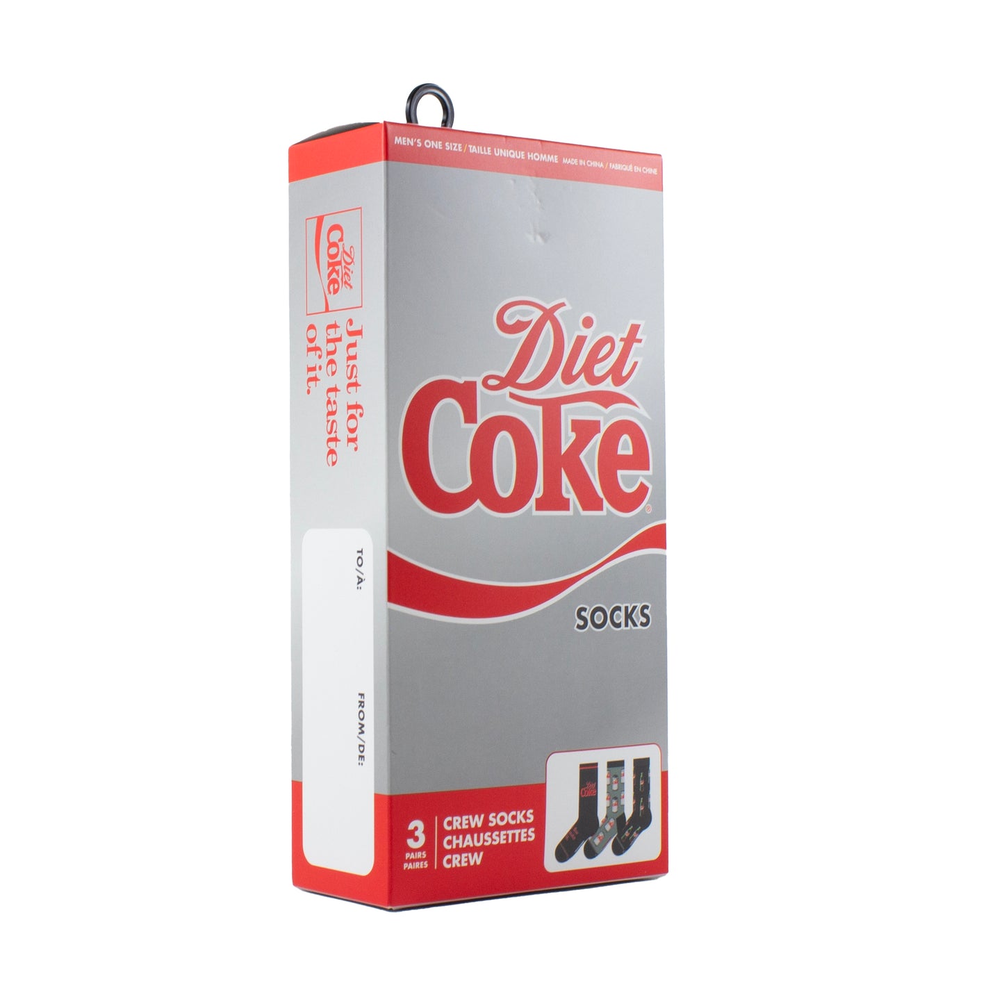 DIET COKE GIFT BOX, 3 PAIR