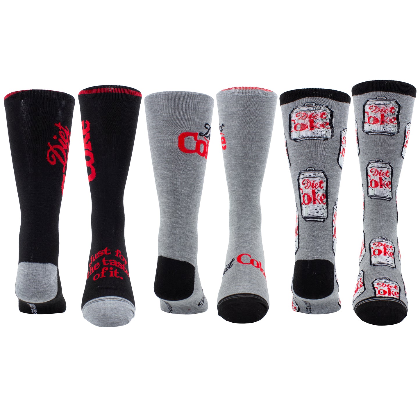 DIET COKE TUBE GIFT BOX, 3 PAIR
