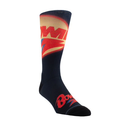 DAVID BOWIE BOLT SPHERE SOCKS, 1 PAIR