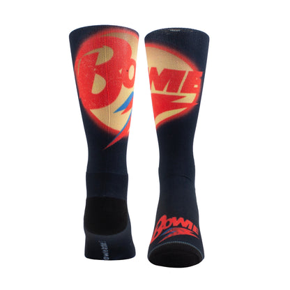 DAVID BOWIE BOLT SPHERE SOCKS, 1 PAIR