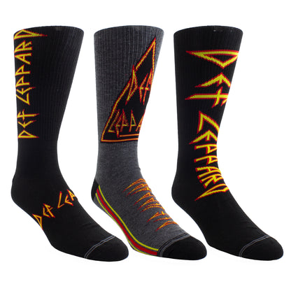 DEF LEPPARD GUITAR TIN SOCK BOX, 3 PAIR