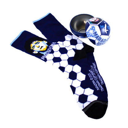 MARADONA SOCK-ER BALL TIN, 1 PAIR