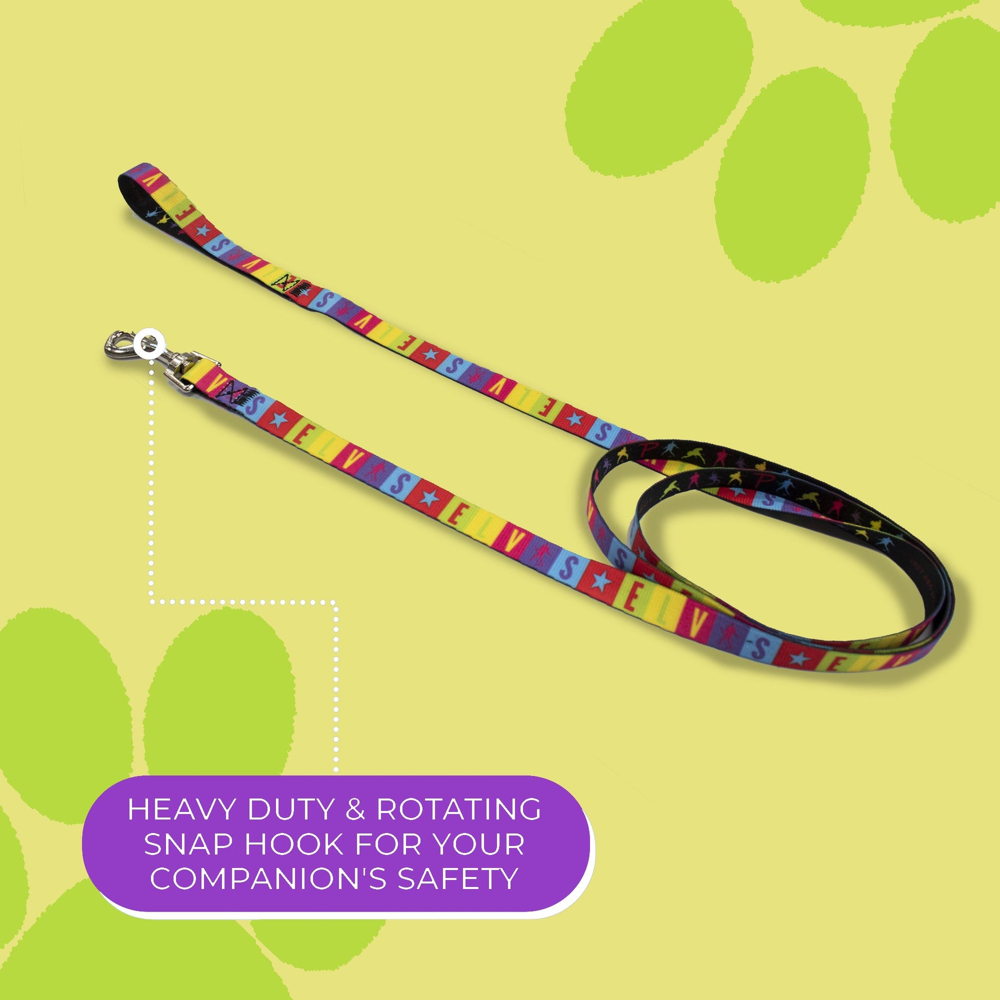 Perri's Pet Products, dog leashes, Elvis Presley, colourful