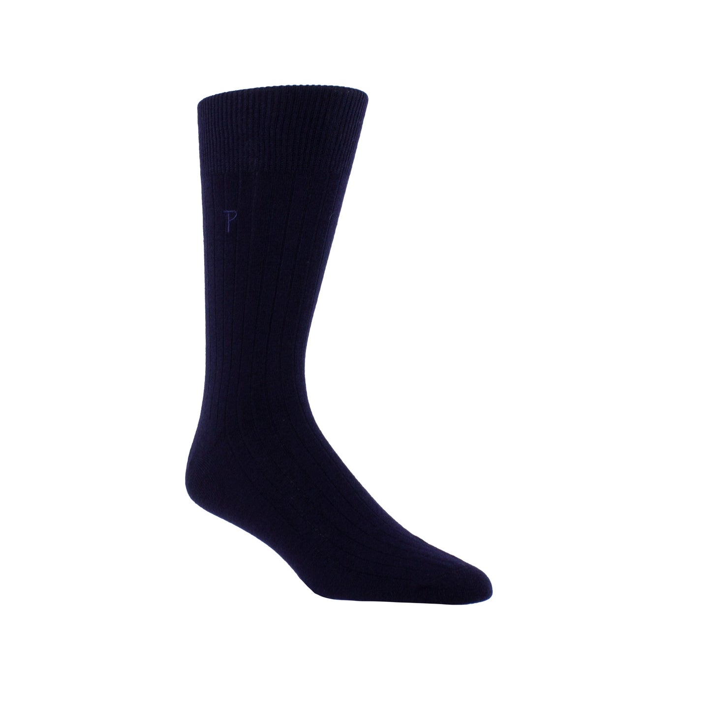 PERRI’S SOCKS™ MEN’S EVERYDAY PREMIUM RIB WOOL CREW SOCK, 1 PAIR