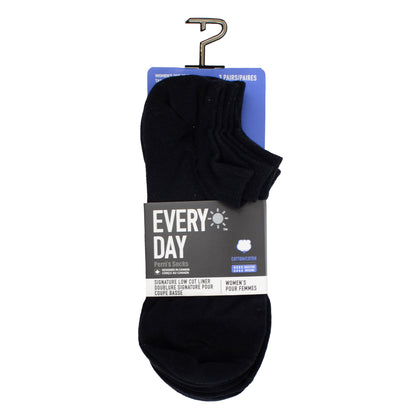 PERRI’S SOCKS™ EVERYDAY WOMEN'S COTTON LINERS, 3 PAIR