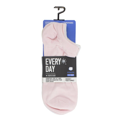 PERRI’S SOCKS™ EVERYDAY WOMEN'S COTTON LINERS, 3 PAIR