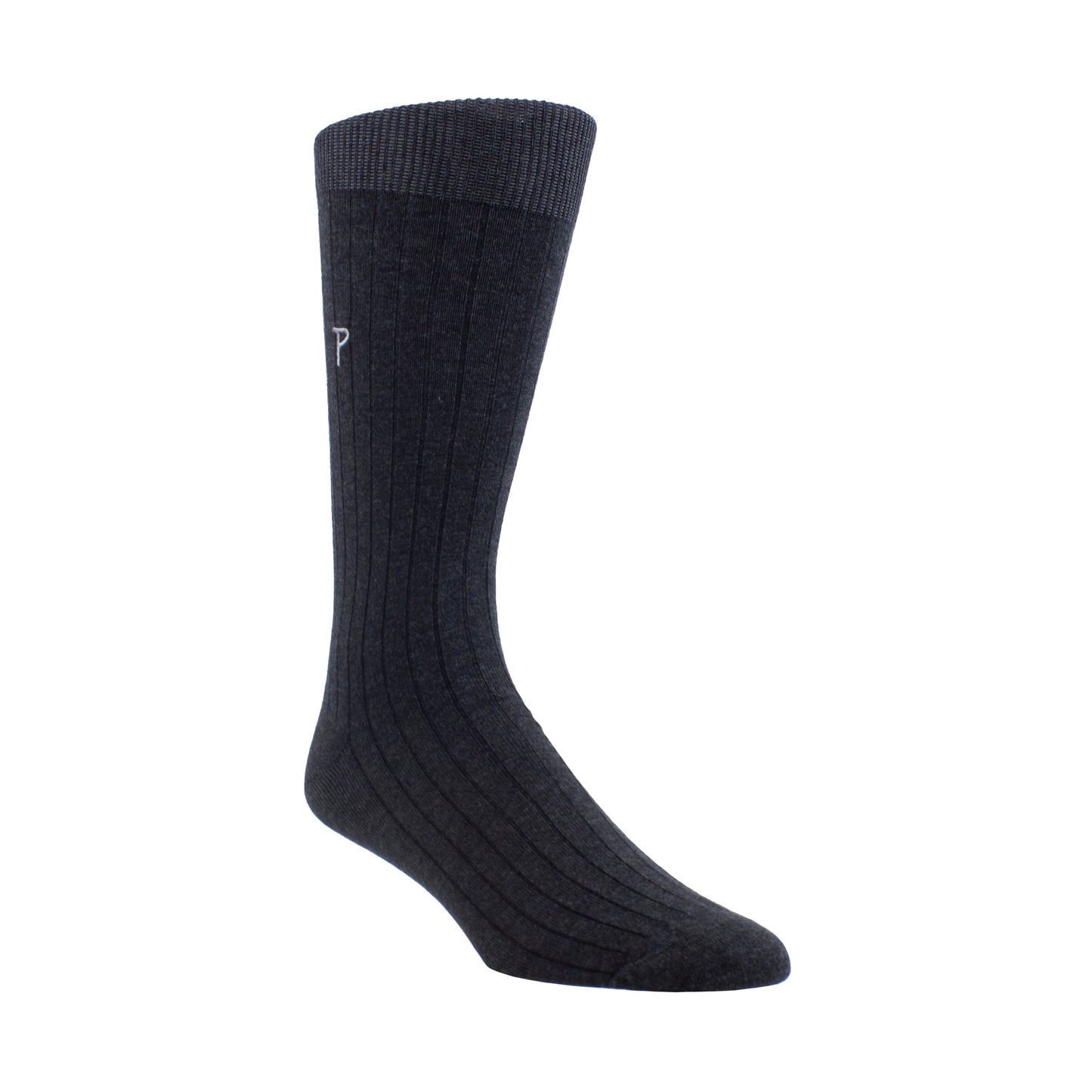 PERRI’S SOCKS™ EVERYDAY MEN'S DRESS CREW RIB, 1PAIR