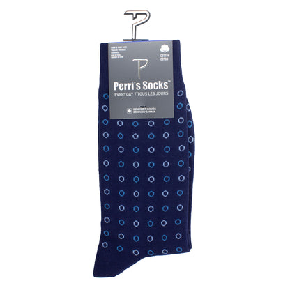 PERRI'S EVERYDAY MENS COTTON CREW, 1PR
