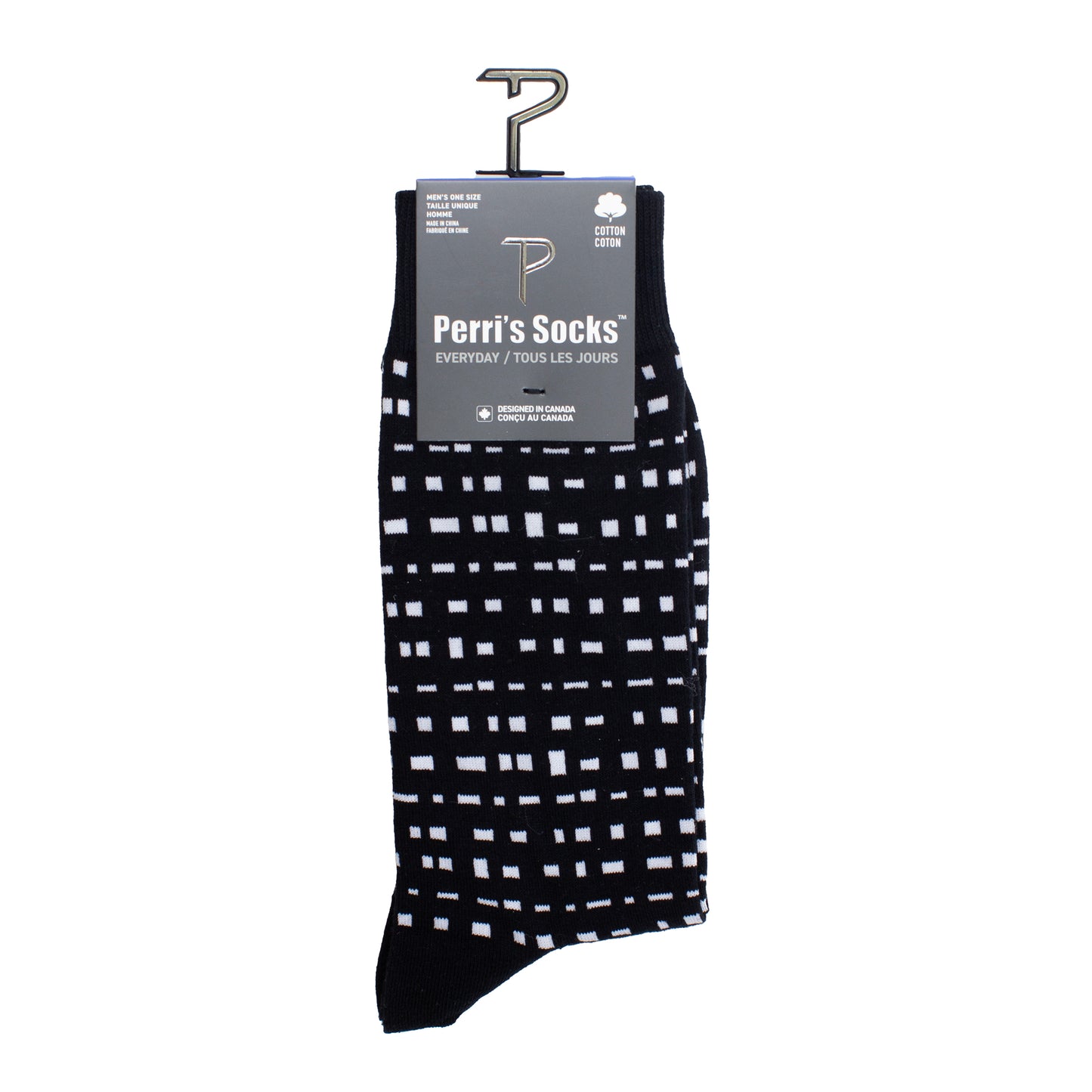 PERRI'S EVERYDAY MENS COTTON CREW, 1PR