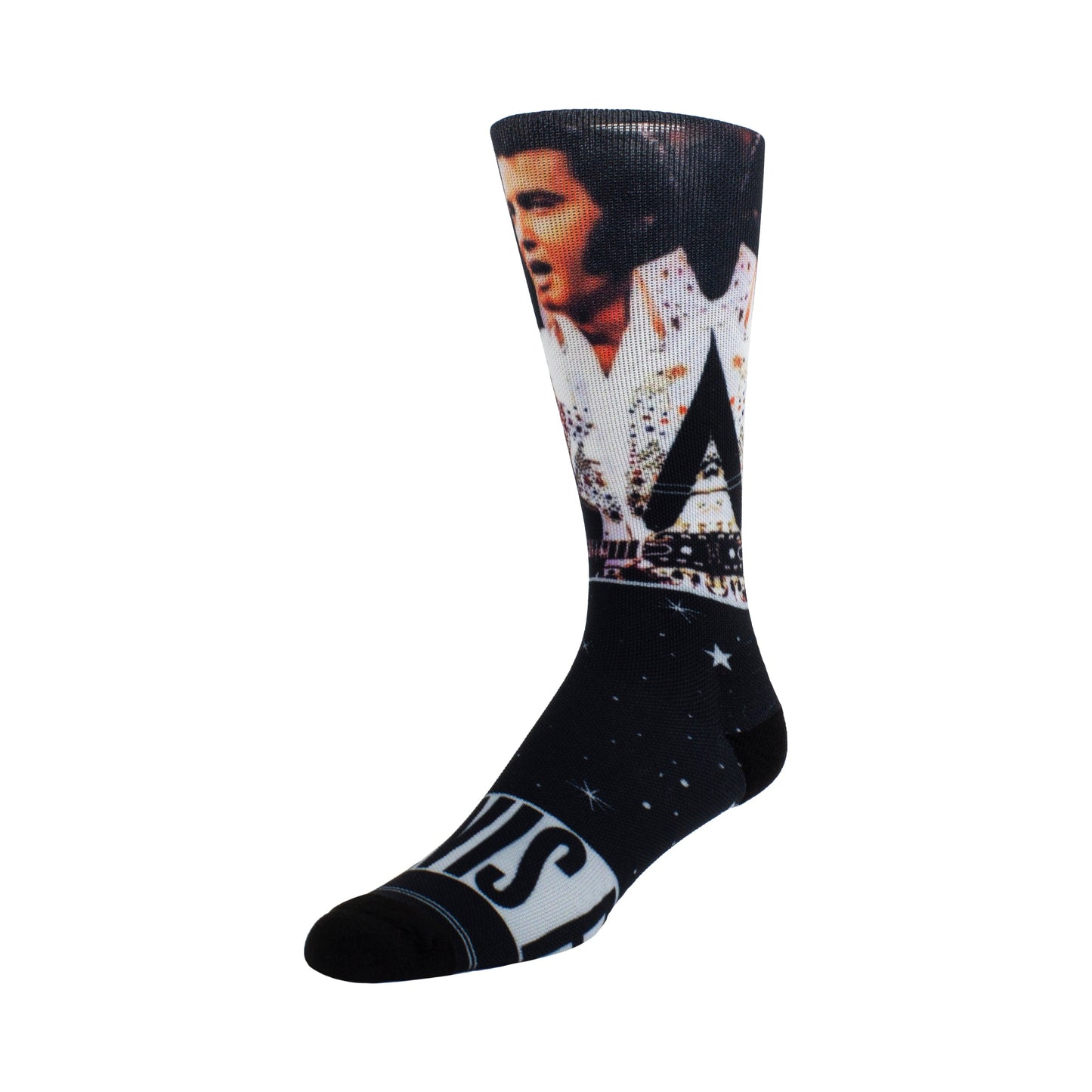 ELVIS White Suit Socks, 1 PAIR