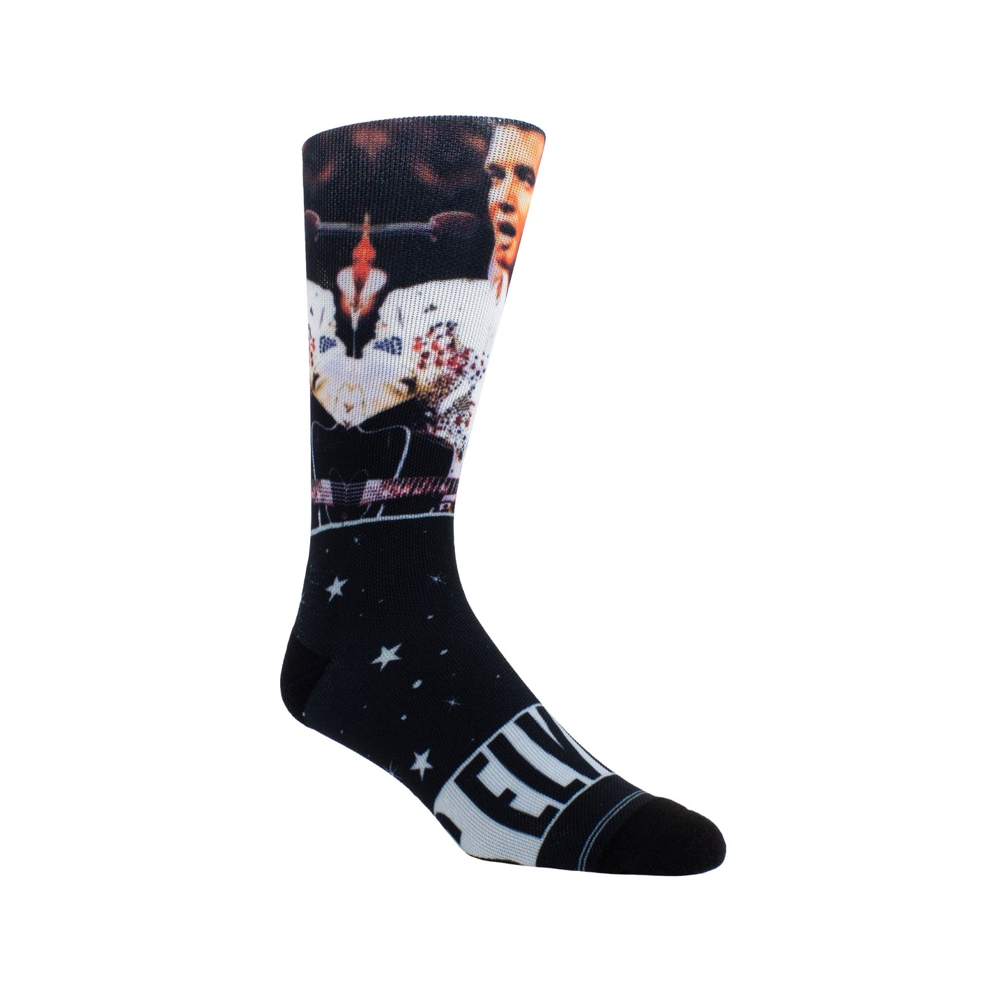 ELVIS White Suit Socks, 1 PAIR