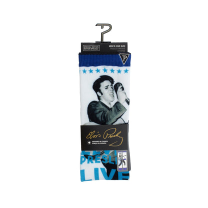 ELVIS LIVE AND IN PERSON socks , 1PAIR