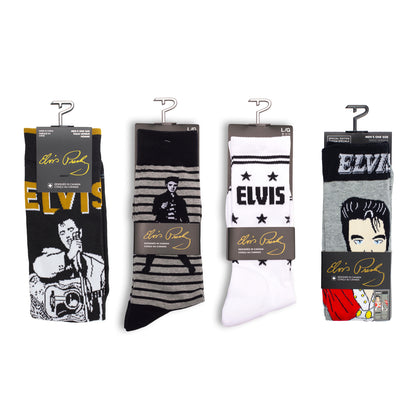 ELVIS SUPER FAN SOCK BUNDLE, 4PAIRS