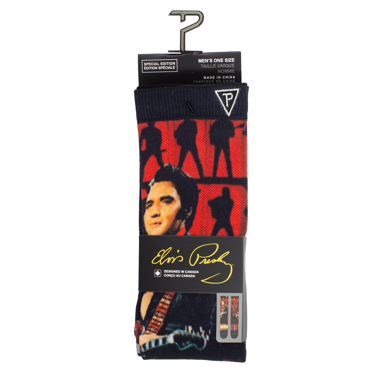 ELVIS IN MEMPHIS SOCKS, 1 PAIR