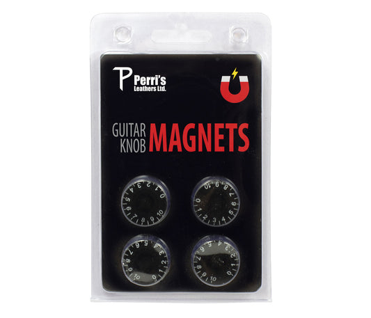 4 pack of Guitar Knob Magnets In Black