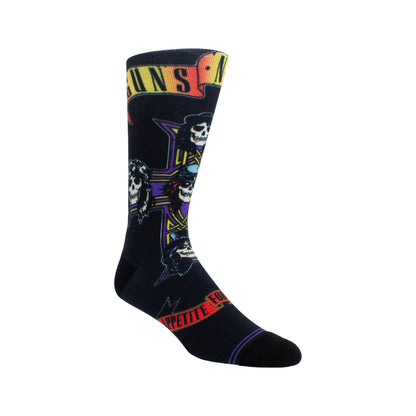 GUNS N' ROSES Appetite Cross Sock, 1 PAIR