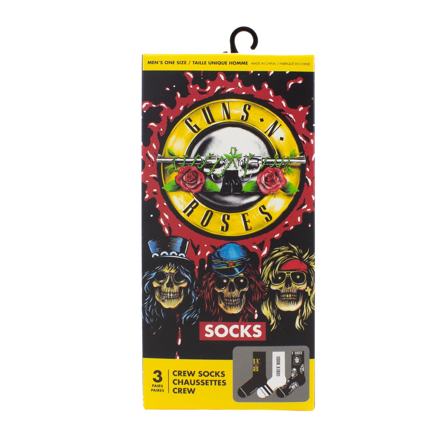 GUNS N’ ROSES 3PAIR GIFT BOX