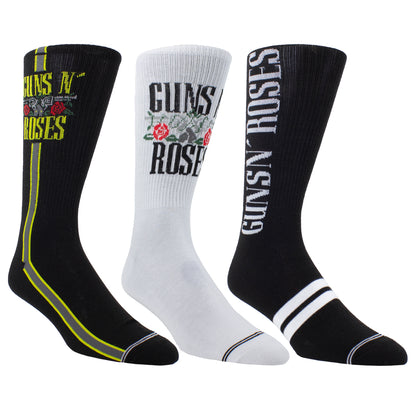 GUNS ’N ROSES GUITAR TIN SOCK BOX, 3 PAIR