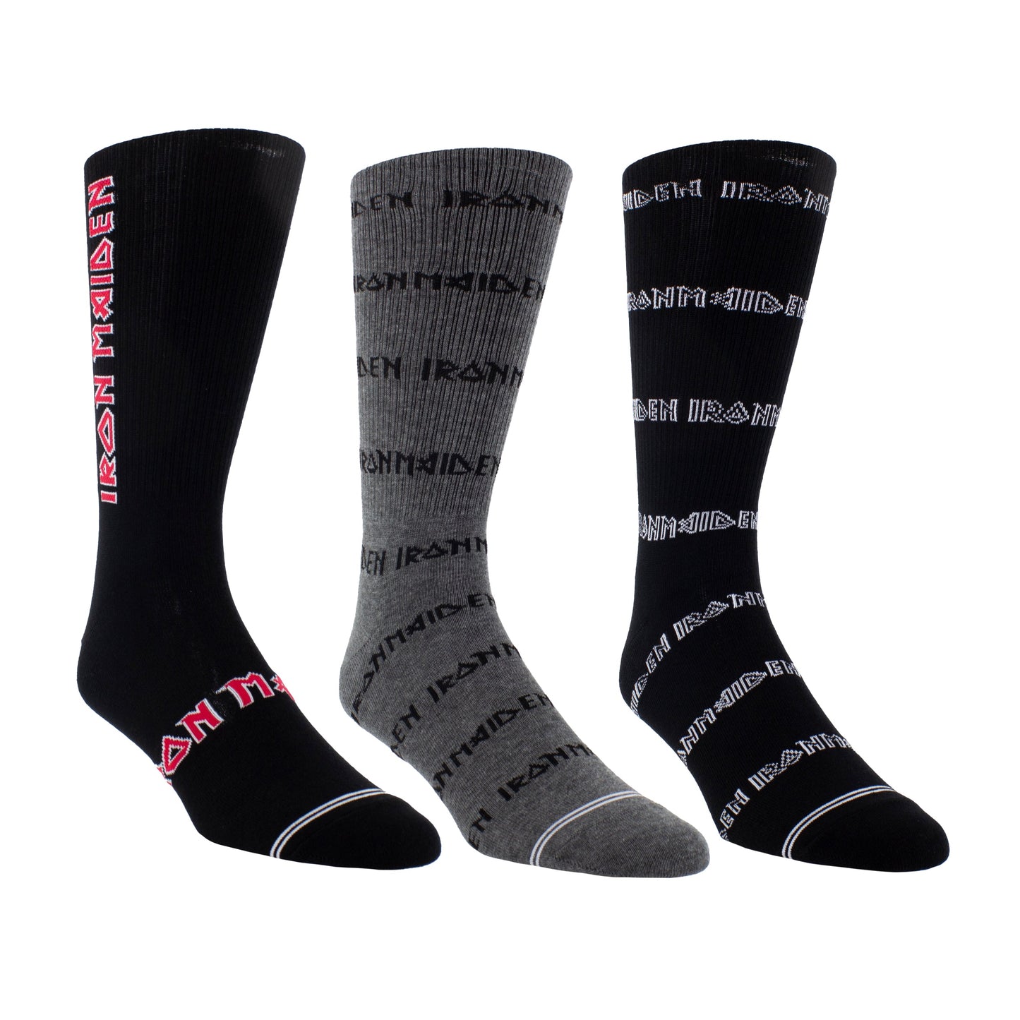 IRON MAIDEN ASSORTED CREW, 3PAIR
