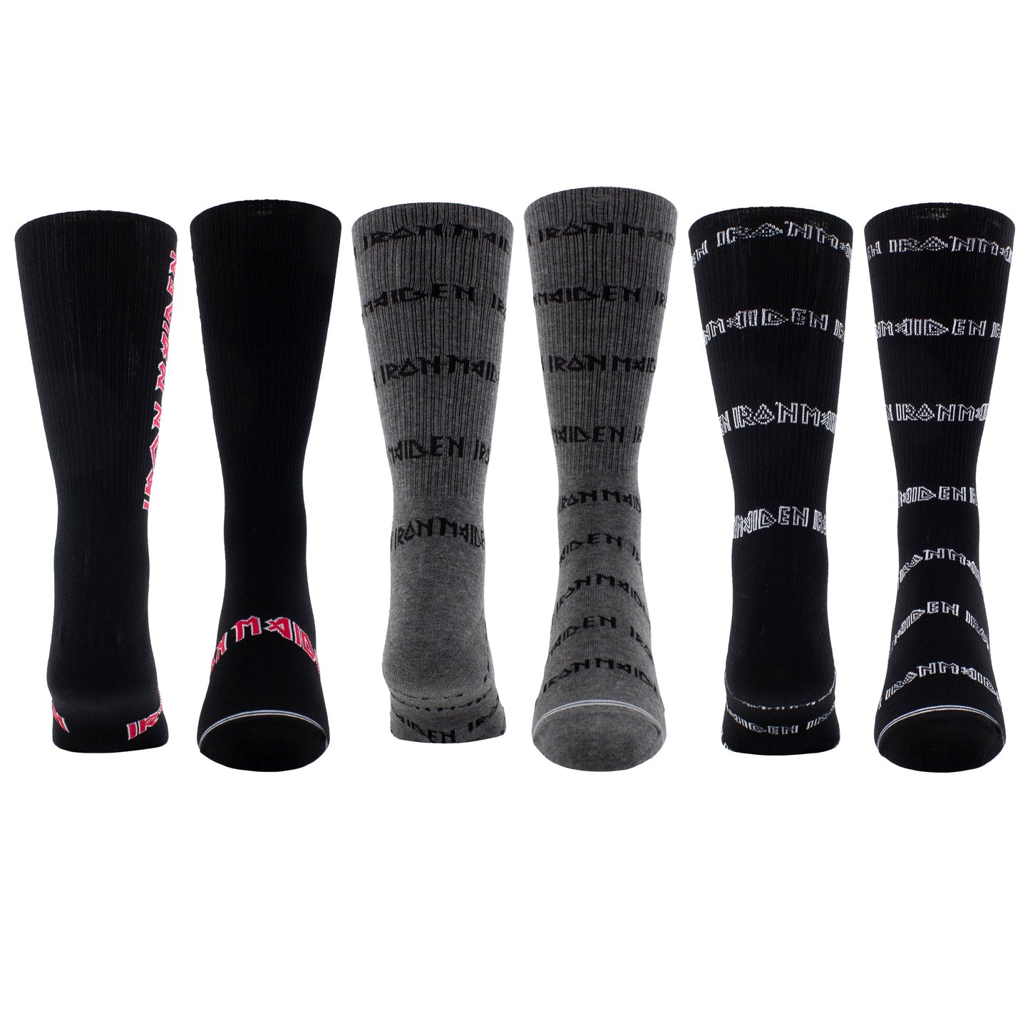 IRON MAIDEN ASSORTED CREW, 3PAIR