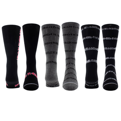 IRON MAIDEN ASSORTED CREW, 3PAIR