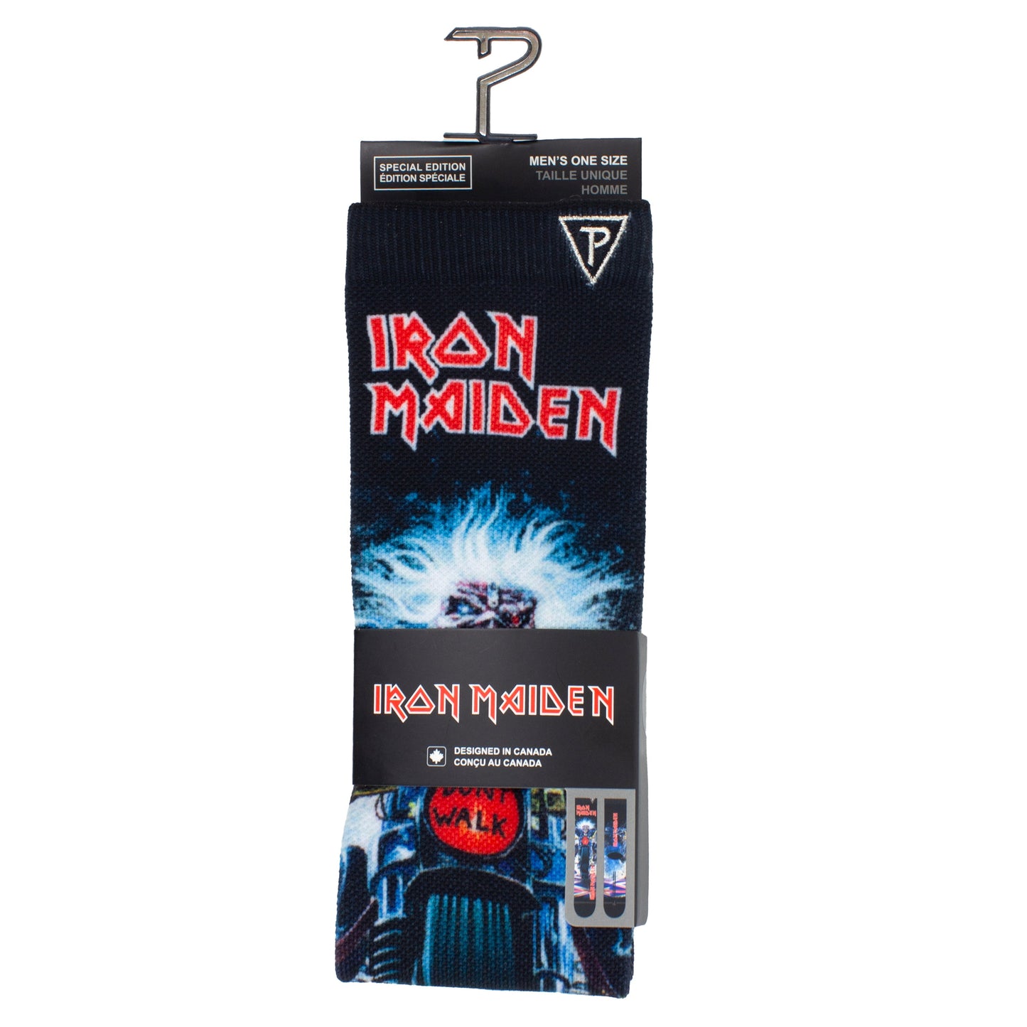 IRON MAIDEN EDDIE BIKER SOCK, 1 PAIR