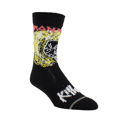 IRON MAIDEN KILLERS FUZZY CREW SOCKS, 1 PAIR