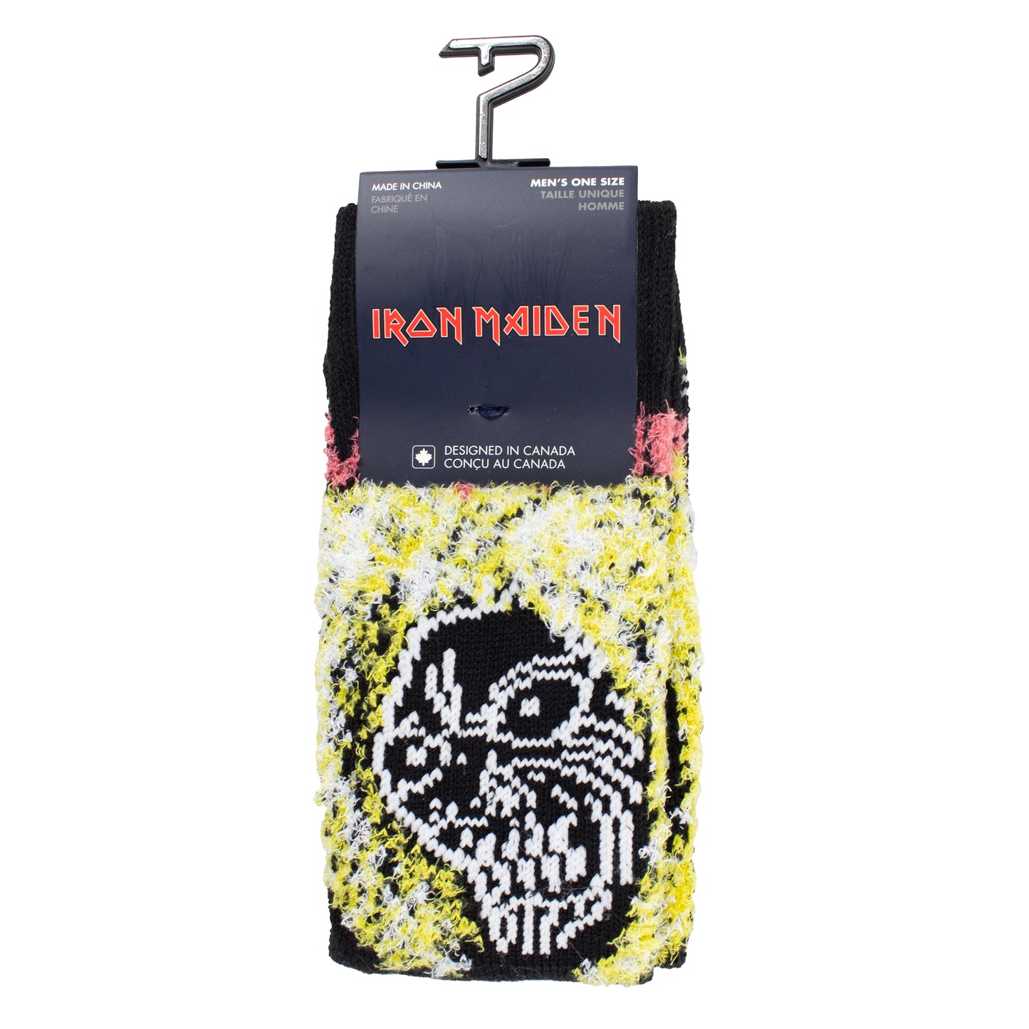 IRON MAIDEN KILLERS FUZZY CREW SOCKS, 1 PAIR