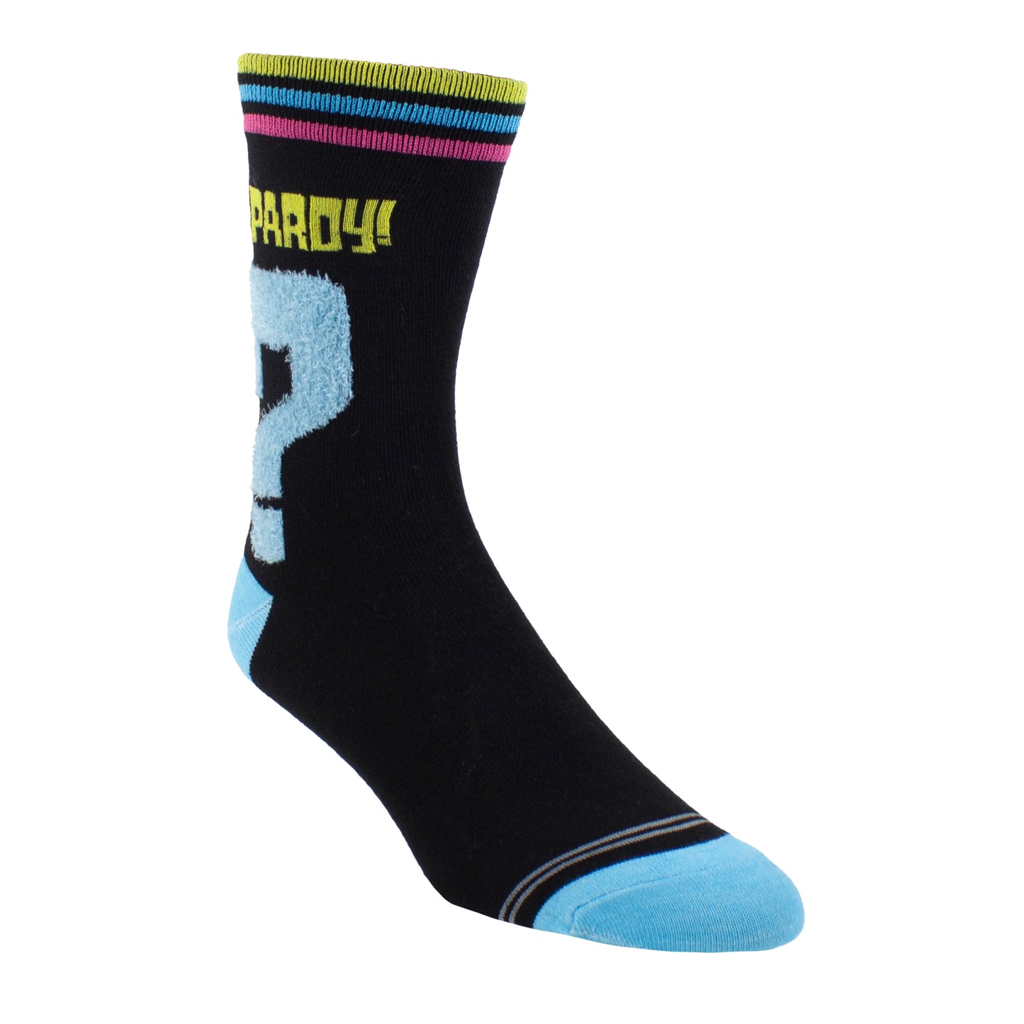 JEOPARDY FLUFFY QUESTION MARK WOMEN’S CREW, 1 PAIR